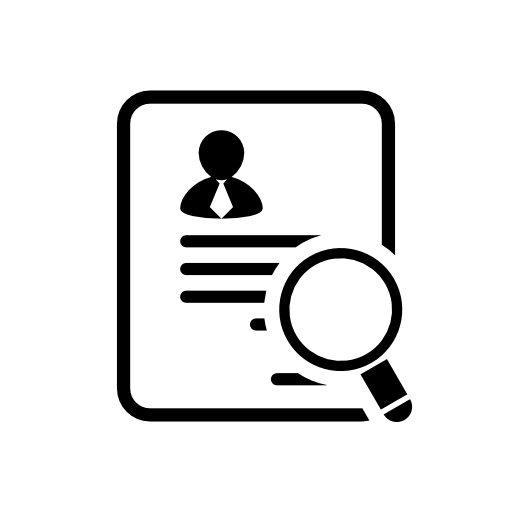 512x512 Businessman Paper Of The Application For A Job Free Vector Icons