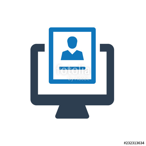 500x500 Online Job Application Icon Stock Image And Royalty Free Vector