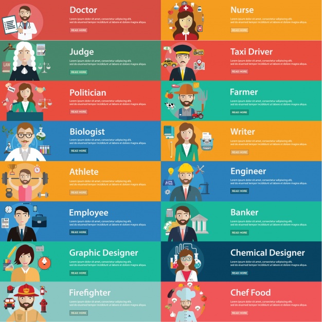 626x626 Job Description Cards Vector Free Download