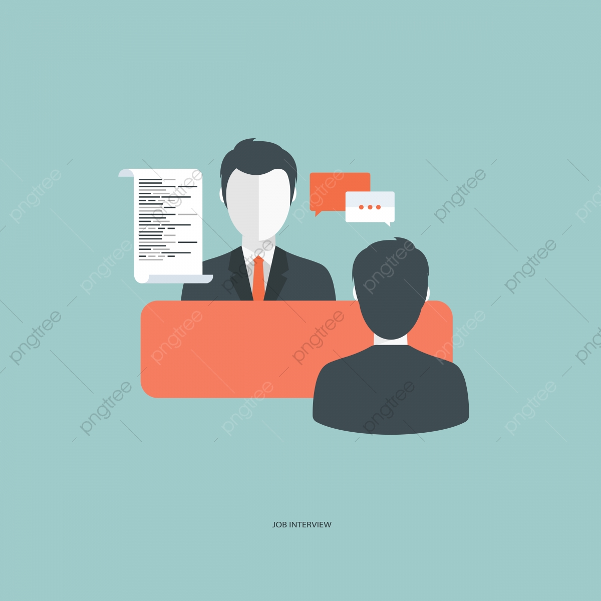 1200x1200 Job Interview Concept Interview With The Candidate Positions Flat