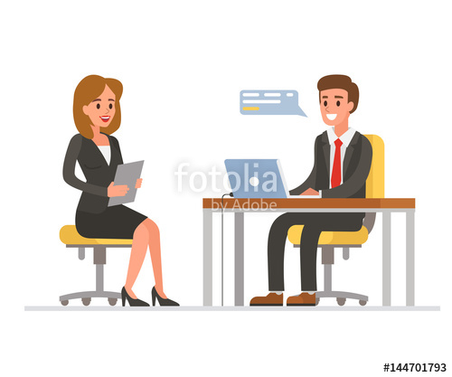 500x417 Job Interview Stock Image And Royalty Free Vector