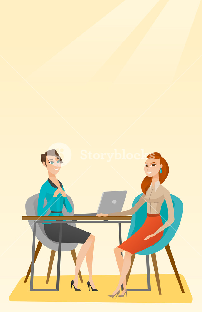 647x1000 Caucasian Human Resource Manager Talking With Job Applicant Young