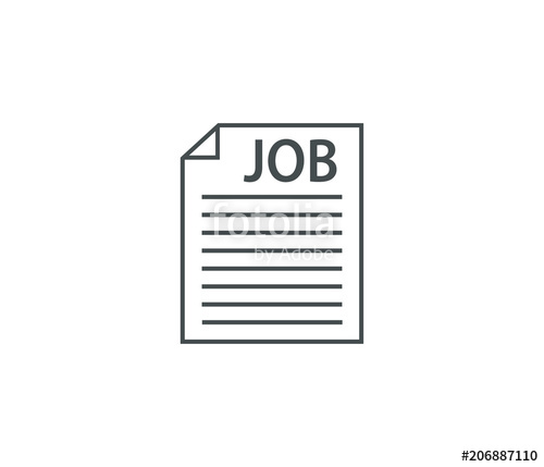 500x429 Job Offer Latter Icon Stock Image And Royalty Free Vector