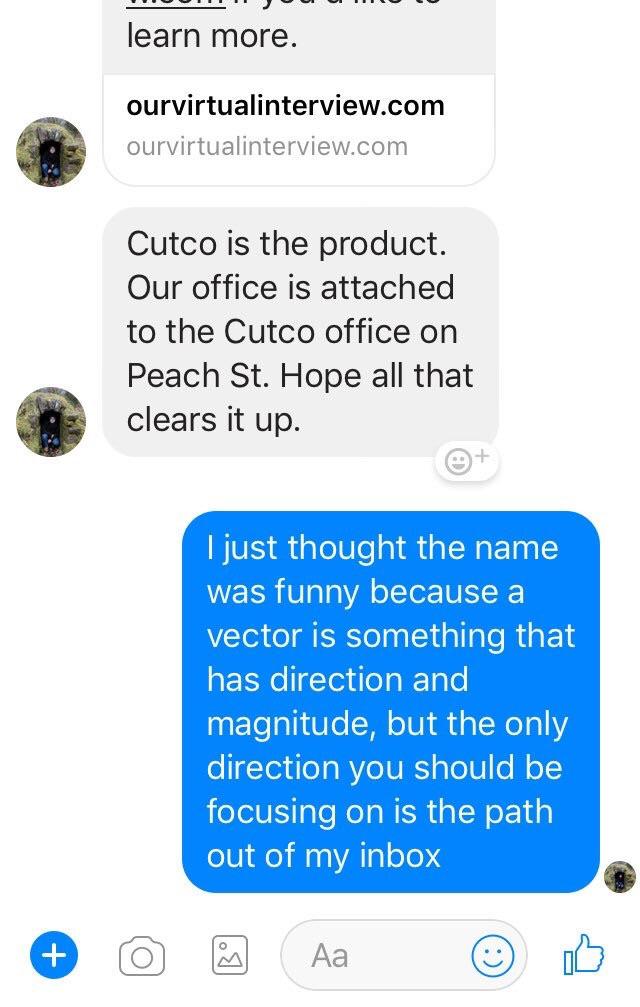 640x1007 Vector Marketing Sent Me A Job Offer Antimlm