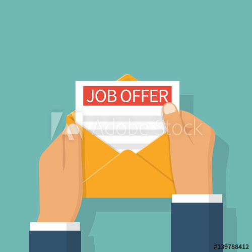 500x500 Headhunter Holding In Hand A Job Offer Recruitment Concept