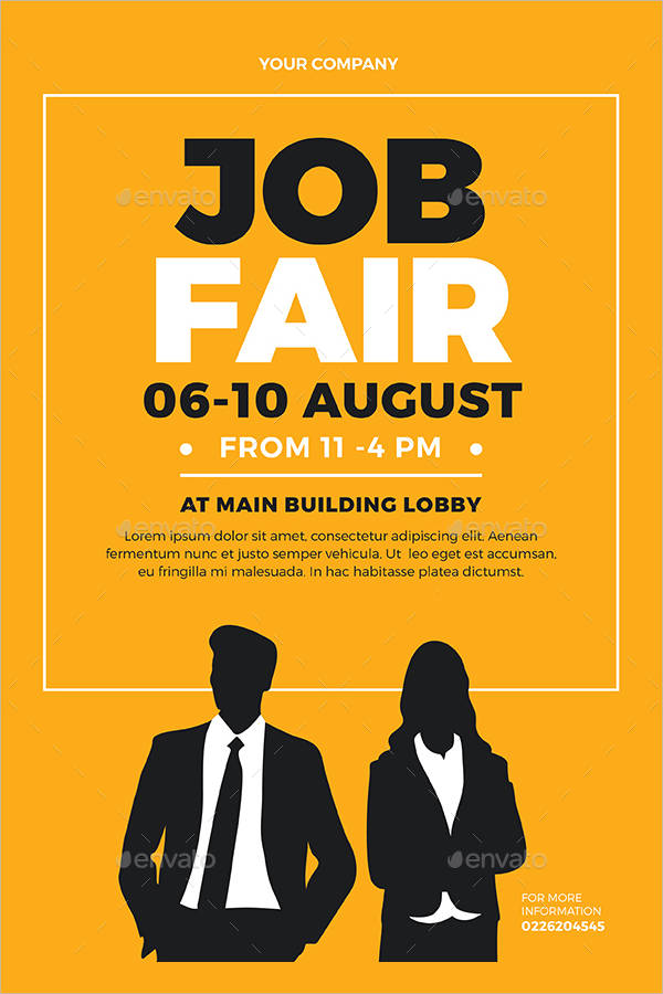 600x900 Job Fair Flyer Template Free