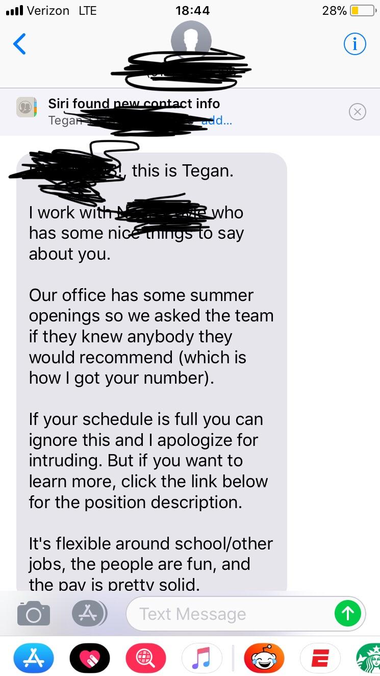 Anyone Ever Receive A Message Like This Seems Fishy But Wanted 745x1325 Anyone Ever Receive A Message Like This Seems Fishy But Wanted