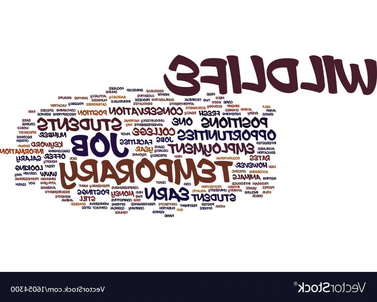 Temporary Wildlife Job Text Background Word Cloud Vector Cqrecords 1200x962 Temporary Wildlife Job Text Background Word Cloud Vector Cqrecords