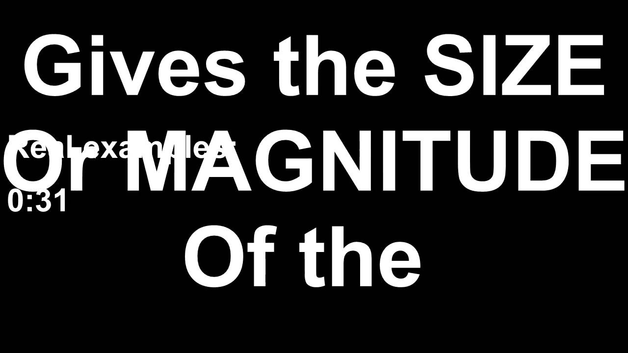 1280x720 Brief Explanation Of Physics Vectors And Scalars