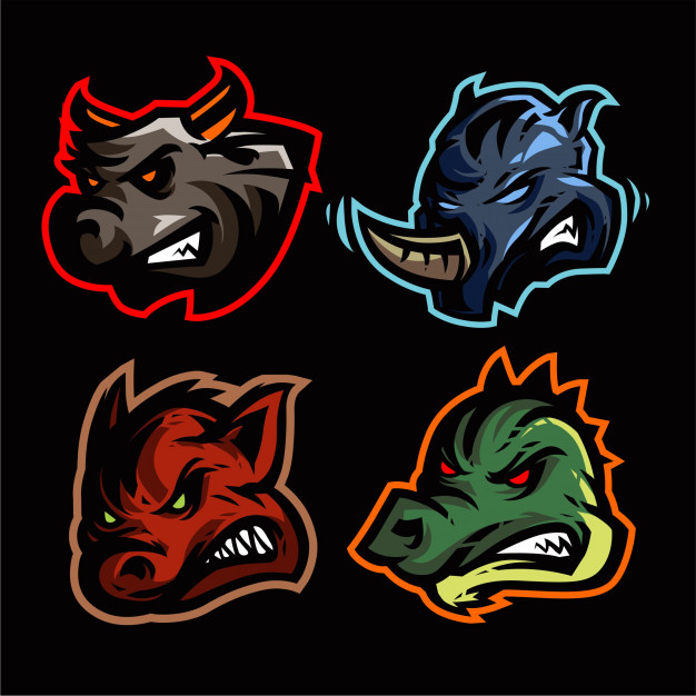 626x626 Plantilla De Vector De Juego De Logo De Mascotas Descargar