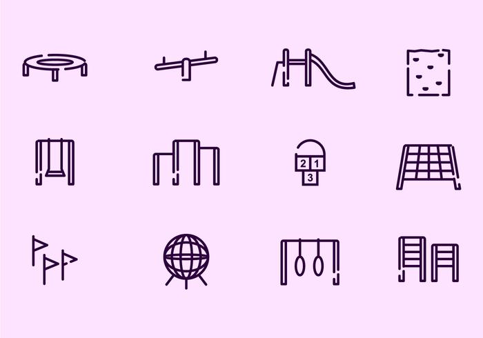 700x490 Kids Playground Vector