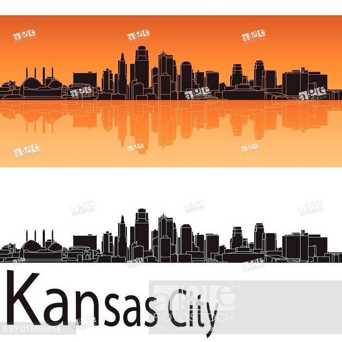701x700 Kansas City Skyline, Stock Vector, Vector And Low Budget Royalty