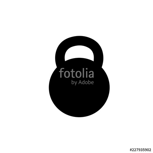 500x500 Kettlebell Vector Icon Stock Image And Royalty Free Vector