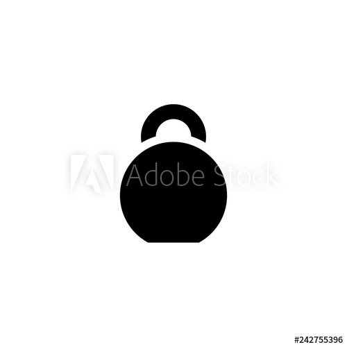 500x500 Kettlebells Icon Vector Kettlebells Vector Graphic Illustration