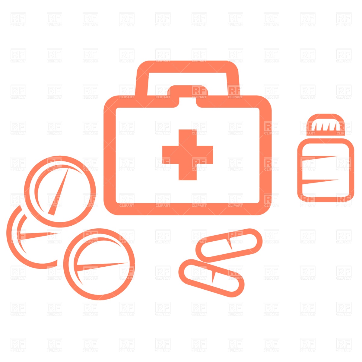 1200x1200 Medical Kit And Pills Vector Image Of Healthcare, Medical Prague