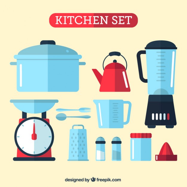 626x626 Kitchen Set Vector Free Download