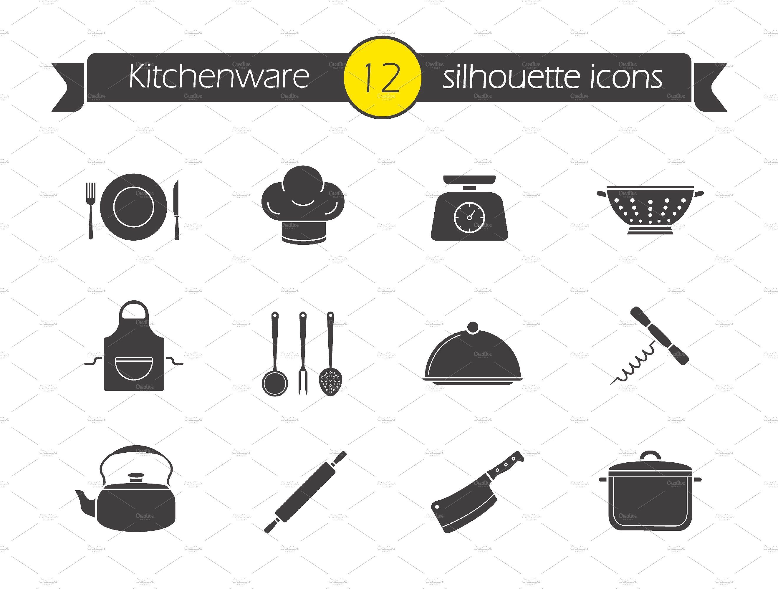 2642x2000 Kitchen Tools Icons Vector