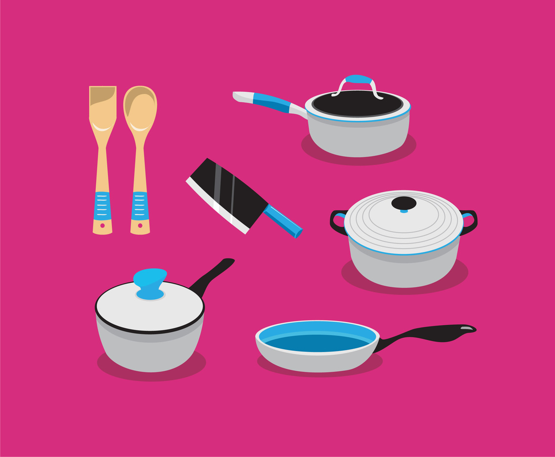 1136x936 Kitchenware Vector Vector Art Graphics