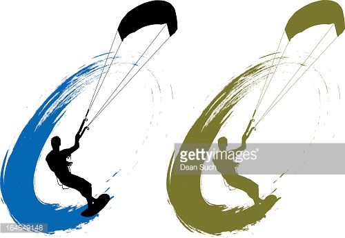 500x345 Vector Art Grunge Kite Surfing Kitesurfing Tips In Surf
