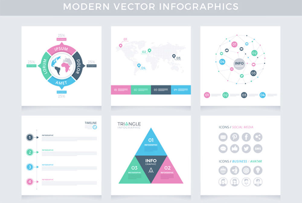 1000x675 Templates Vector Kits To Design Your Own Infographic