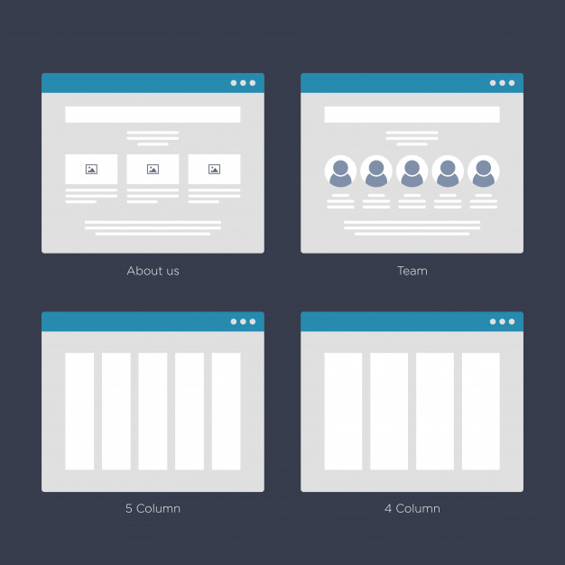 626x626 Website Wireframe Layouts Ui Kits For Site Map And Ux Design