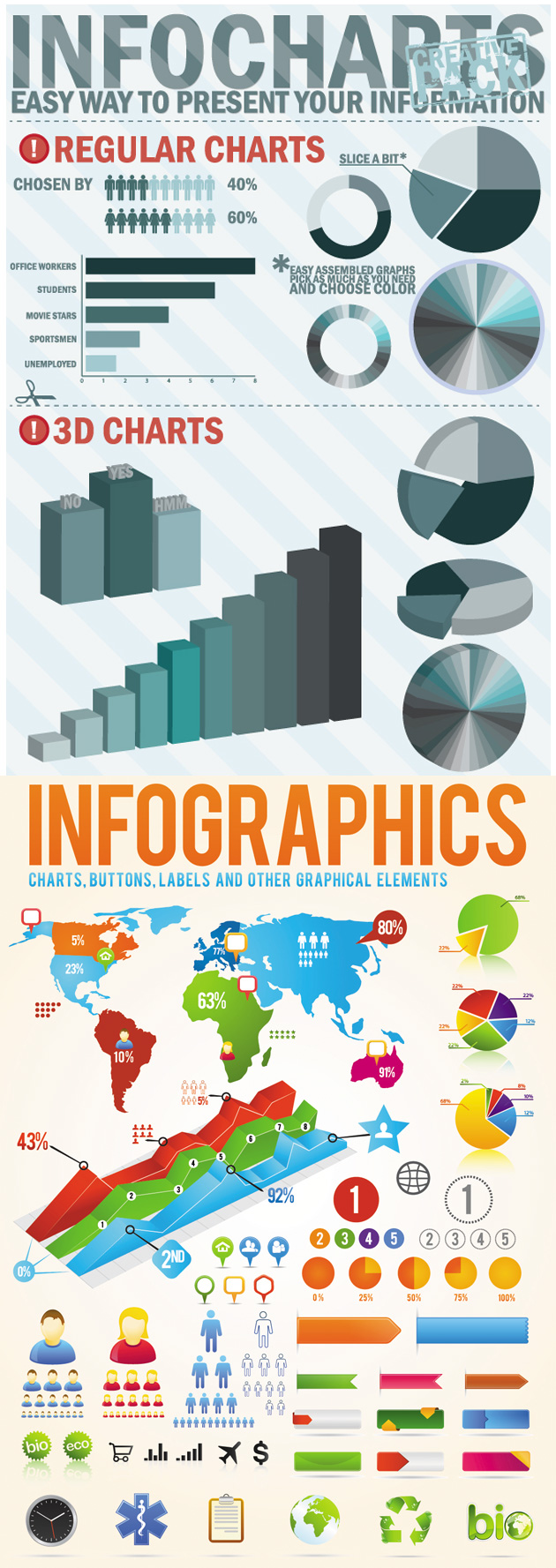 630x1777 Infographic Vector Kits And Resources Designbump