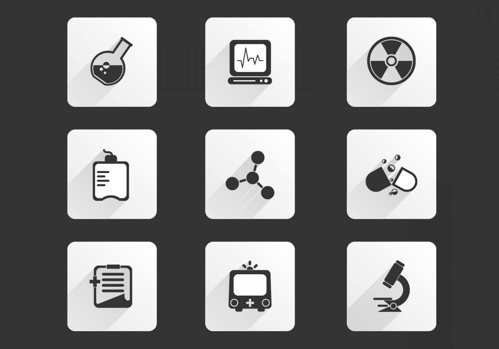 1680x1176 Medical Laboratory Icons Vector Pack Geekchicpro