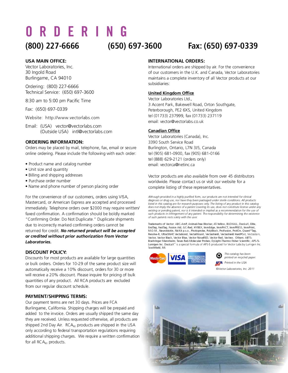 1159x1500 Vector Laboratories Catalog