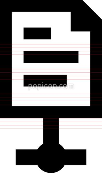 355x600 Document Lan Connection Vector Icon Computer Technology Icons