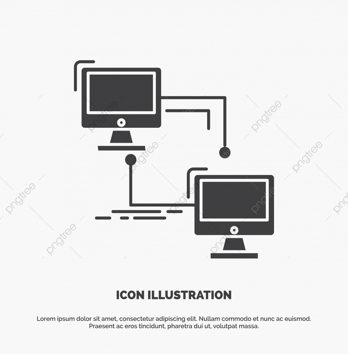 1200x1222 Local Lan Connection Sync Computer Icon Glyph Vector Gray S