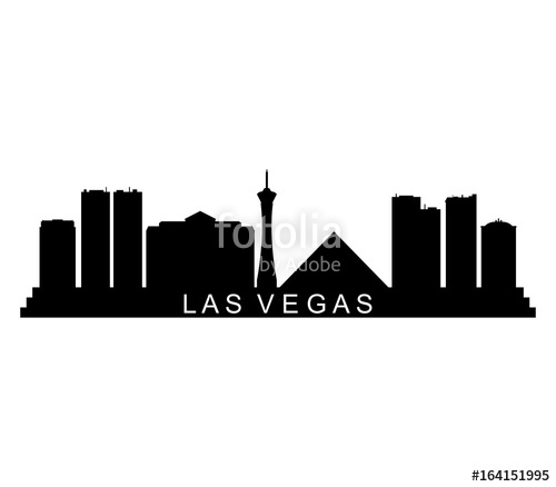 500x438 Las Vegas Skyline Stock Image And Royalty Free Vector