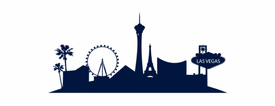 920x354 Las Vegas Clipart Vector