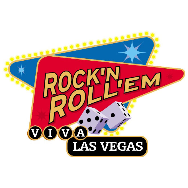 660x660 Rock And Roll Las Vegas Vector Sign