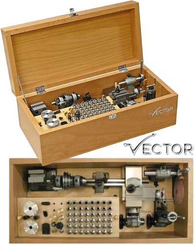 400x504 Watchmaker Lathe Vector