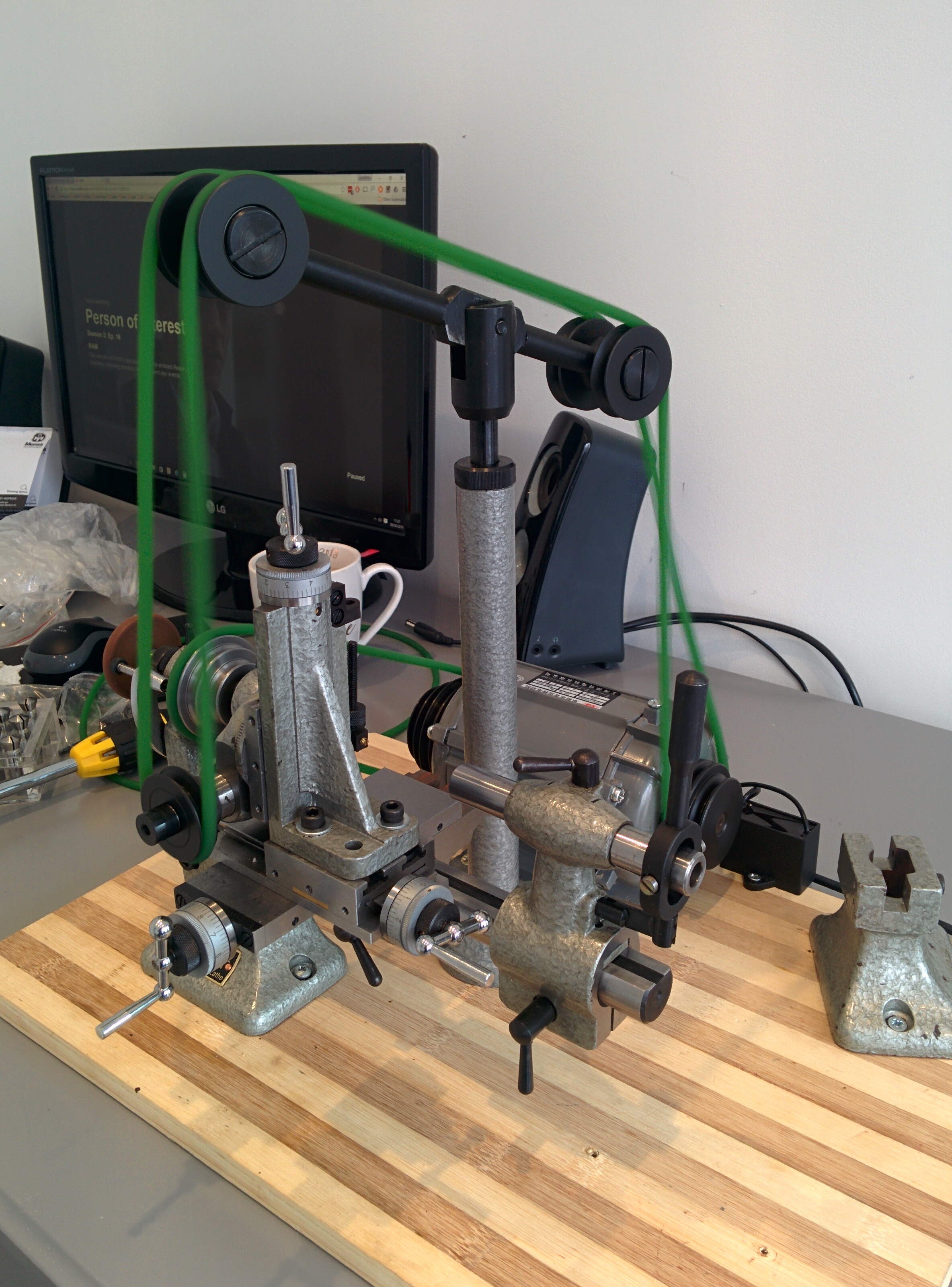 2368x3200 Finally Got My Lathe Set Up!