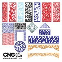 200x200 Lattice Dxf Vector Lattice For Laser Machine And Cnc