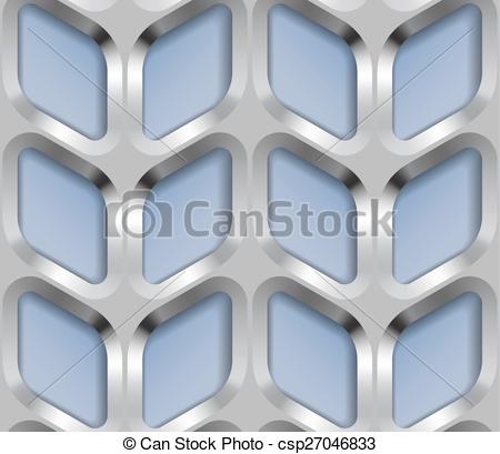 450x409 Vector Lattice Seamless Pattern Abstract Metal Lattice, Vector