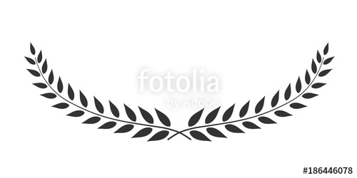 Laurel Wreath Oval Shaped Vector Isolated On White Background 500x250 Laurel Wreath Oval Shaped Vector Isolated On White Background