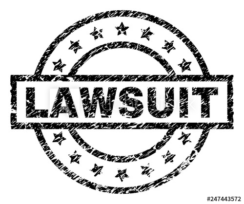 500x419 Lawsuit Stamp Seal Watermark With Distress Style Designed