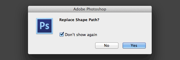 611x205 Vector Shapes In Photoshop