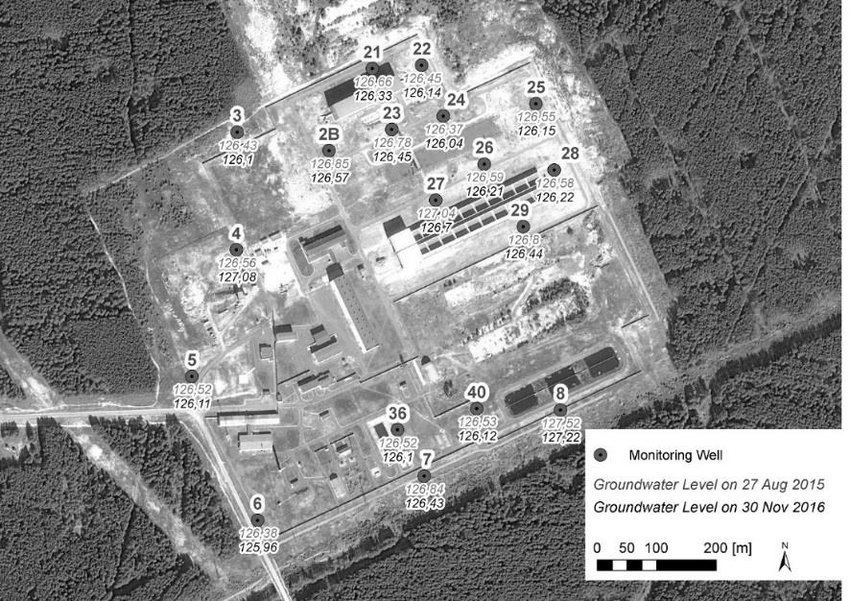 850x601 Layout Of Vector Site With Groundwater Monitoring System