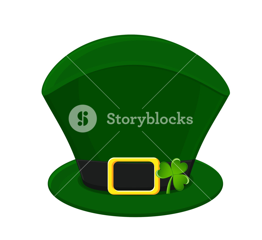 1000x919 Vector Leprechaun Hat With Clover Royalty Free Stock Image