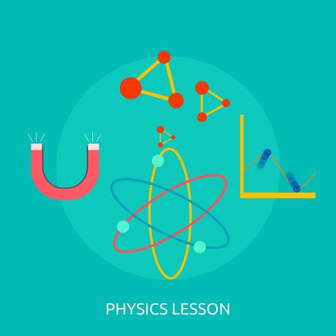 490x490 Physics Lesson Conceptual Illustration Design
