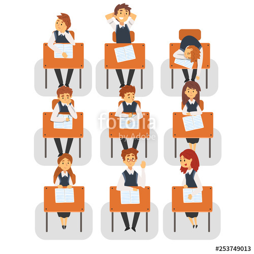 500x500 Students Sitting