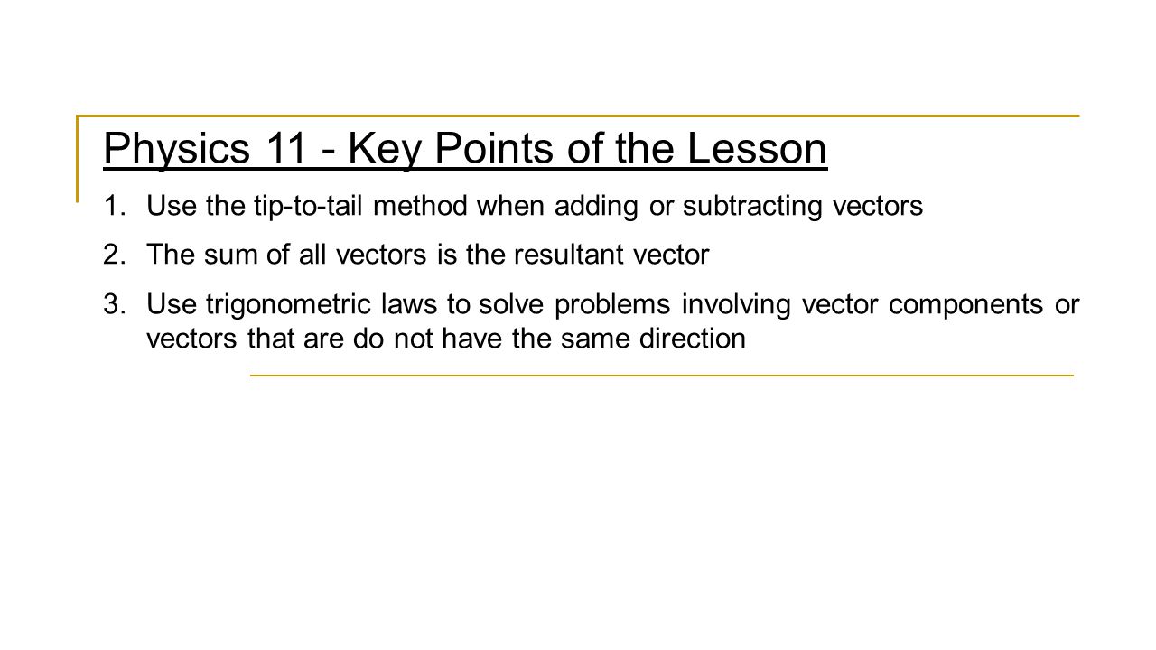 1280x720 Vectors And Scalars Physics