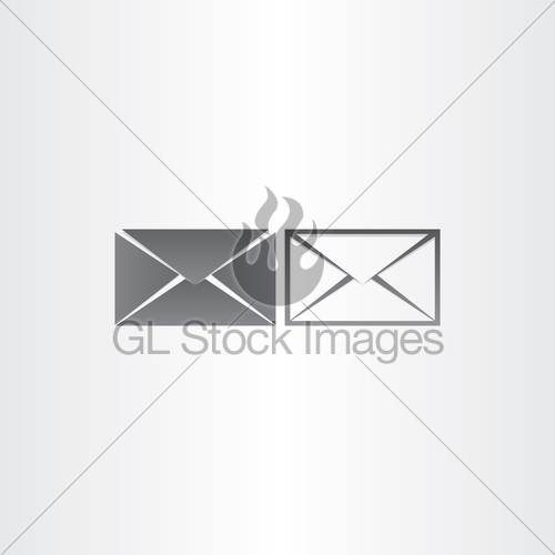 Black Envelope Letter Mail Vector Icons Gl Stock Images 500x500 Black Envelope Letter Mail Vector Icons Gl Stock Images