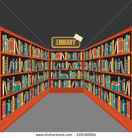 450x470 Shelves Library Vector, Book Shelf Stock Photos, Images