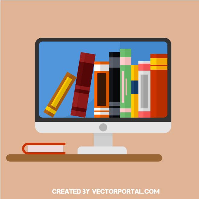 660x660 Online Library Vector Icon