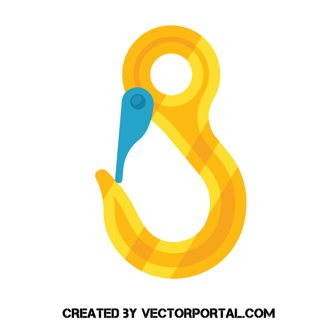 660x660 Lifting Hook Vector Graphic