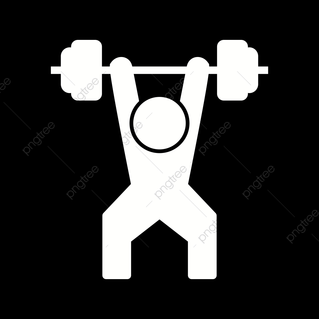 1024x1024 Vector Weightlifting Icon, Man, Training, Heavy Png Transparent